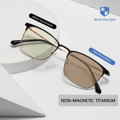 Glasses Color Changing Sunglasses Simple Glasses Ocean Lens Anti-blue Glasses Cat's Eye Glasses