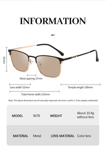 Glasses Color Changing Sunglasses Simple Glasses Ocean Lens Anti-blue Glasses Cat's Eye Glasses
