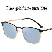 Load image into Gallery viewer, Glasses Color Changing Sunglasses Simple Glasses Ocean Lens Anti-blue Glasses Cat&#39;s Eye Glasses