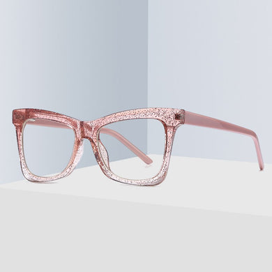 Glasses Frame Optical Eyewear Full Rim Prescription Eyeglasses Stylish Plastic Designer Brand Female Spectacles