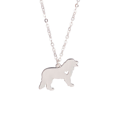 Fashion Gold Silver Explosion Models Cute Bernese Mountain Dog Necklace Animal Jewelry Necklaces Dog Lovers to the Dear Friends