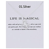 Carica l&#39;immagine nel visualizzatore di Gallery, Fashion Gold Unicorn Horse Alloy Clavicle Chain Ladies Jewelry Pendant Necklace Style