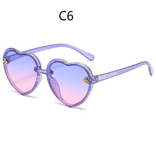 Load image into Gallery viewer, Heart Kids Sunglasses Children Retro Cute Pink Cartoon Sun Glasses Frame Girls Boys Baby Sunglasses UV400 Eyewear