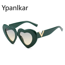 Load image into Gallery viewer, Heart Shaped Sunglasses Women  Brand Retro Cat Eye Sun Glasses Designer Travel Party Shades Glasses UV400