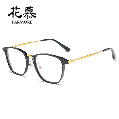 High Density with Myopia Glasses Option Square Casual Full Frame Plain Glasses Spectacle Frame 3060