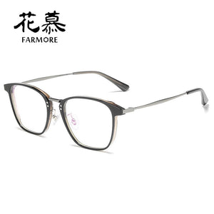 High Density with Myopia Glasses Option Square Casual Full Frame Plain Glasses Spectacle Frame 3060