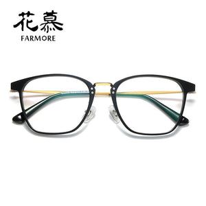 High Density with Myopia Glasses Option Square Casual Full Frame Plain Glasses Spectacle Frame 3060