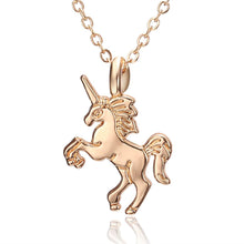 Load image into Gallery viewer, Fashion Horse Necklace For Girls Children Kids Enamel Cartoon Horse jewelry accessories Women Animal Necklace Pendant Party