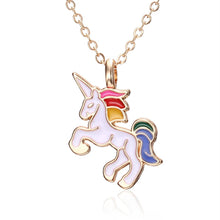 Load image into Gallery viewer, Fashion Horse Necklace For Girls Children Kids Enamel Cartoon Horse jewelry accessories Women Animal Necklace Pendant Party
