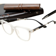 Load image into Gallery viewer, Japan Handmade Arrow Silver Glasses Frame 52-19-148 for Unisex Imported Italy Plank Lightweight for Optical Prescription