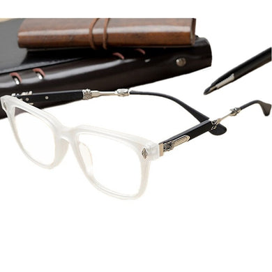 Japan Handmade Arrow Silver Glasses Frame 52-19-148 for Unisex Imported Italy Plank Lightweight for Optical Prescription