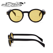 Load image into Gallery viewer, Jelly Green Round Sunglasses Women 2023 Brand Designer Rivets Oval Men Sun Glasses Retro 90s Small Shades Eyewear Oculos