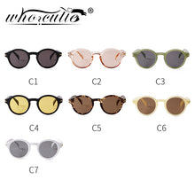Load image into Gallery viewer, Jelly Green Round Sunglasses Women 2023 Brand Designer Rivets Oval Men Sun Glasses Retro 90s Small Shades Eyewear Oculos