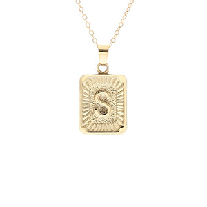 Fashion Jewelry Brand English Alphabet Pendant Necklace For Women Gift