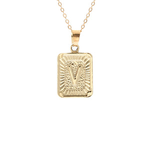 Fashion Jewelry Brand English Alphabet Pendant Necklace For Women Gift