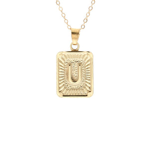 Fashion Jewelry Brand English Alphabet Pendant Necklace For Women Gift