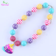 Load image into Gallery viewer, Fashion Jewelry Choker Necklace Chunky Bubblegum Necklaces &amp; Pendants Charms Necklace For Kids Body Jewelry Pendant Necklace