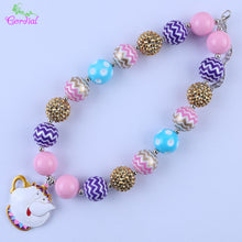 Load image into Gallery viewer, Fashion Jewelry Choker Necklace Chunky Bubblegum Necklaces &amp; Pendants Charms Necklace For Kids Body Jewelry Pendant Necklace