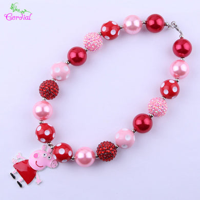 Fashion Jewelry Choker Necklace Chunky Bubblegum Necklaces & Pendants Charms Necklace For Kids Body Jewelry Pendant Necklace