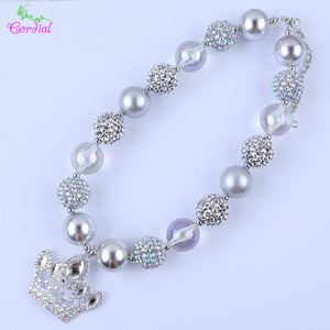 Fashion Jewelry Choker Necklace Chunky Bubblegum Necklaces & Pendants Charms Necklace For Kids Body Jewelry Pendant Necklace