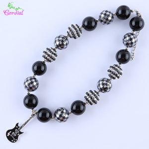 Fashion Jewelry Choker Necklace Chunky Bubblegum Necklaces & Pendants Charms Necklace For Kids Body Jewelry Pendant Necklace
