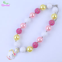 Load image into Gallery viewer, Fashion Jewelry Choker Necklace Chunky Bubblegum Necklaces &amp; Pendants Charms Necklace For Kids Body Jewelry Pendant Necklace
