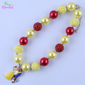Fashion Jewelry Choker Necklace Chunky Bubblegum Necklaces & Pendants Charms Necklace For Kids Body Jewelry Pendant Necklace