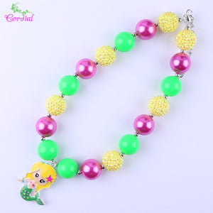 Fashion Jewelry Choker Necklace Chunky Bubblegum Necklaces & Pendants Charms Necklace For Kids Body Jewelry Pendant Necklace
