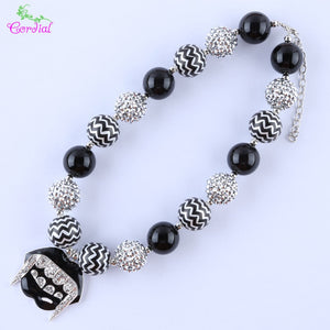 Fashion Jewelry Choker Necklace Chunky Bubblegum Necklaces & Pendants Charms Necklace For Kids Body Jewelry Pendant Necklace