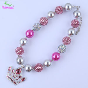 Fashion Jewelry Choker Necklace Chunky Bubblegum Necklaces & Pendants Charms Necklace For Kids Body Jewelry Pendant Necklace