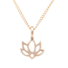 Carica l&#39;immagine nel visualizzatore di Gallery, Fashion Jewelry Good Karma Happy Lotus Choker Necklace