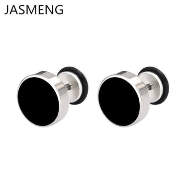 Fashion Jewelry New Arrived Titanium Steel Earrings Anti-allergic Black Drop Oil Earrings Men Women Gift