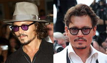 Load image into Gallery viewer, Johnny Depp Lemtosh Style Round Sunglasses Transparent Tint Ocean Lens Brand Design Show Sun Glasses Oculos De Sol 1932