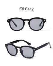 Load image into Gallery viewer, Johnny Depp Lemtosh Style Round Sunglasses Transparent Tint Ocean Lens Brand Design Show Sun Glasses Oculos De Sol 1932
