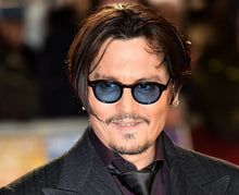 Load image into Gallery viewer, Johnny Depp Lemtosh Style Round Sunglasses Transparent Tint Ocean Lens Brand Design Show Sun Glasses Oculos De Sol 1932