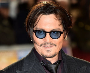 Johnny Depp Lemtosh Style Round Sunglasses Transparent Tint Ocean Lens Brand Design Show Sun Glasses Oculos De Sol 1932