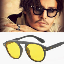 Load image into Gallery viewer, Johnny Depp Lemtosh Style Sunglasses Vintage Round Tint Ocean Lens Brand Design Sun Glasses Oculos De Sol
