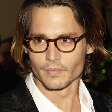 Load image into Gallery viewer, Johnny Depp Small Style Round Sunglasses Mens Womens Clear Tinted Lens Brand Design Party Show Sun Glasses Oculos De Sol