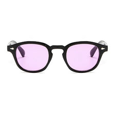 Load image into Gallery viewer, Johnny Depp Small Style Round Sunglasses Mens Womens Clear Tinted Lens Brand Design Party Show Sun Glasses Oculos De Sol