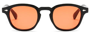 Johnny Depp Style Round Sunglasses Clear Tinted Lens Brand Design Party Show Sun Glasses Oculos De Sol