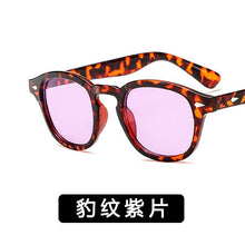 Load image into Gallery viewer, Johnny Depp Style Round Sunglasses Clear Tinted Lens Brand Design Party Show Sun Glasses Oculos De Sol