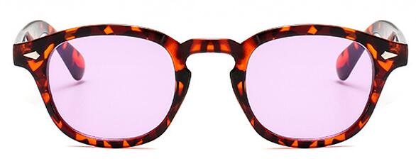 Johnny Depp Style Round Sunglasses Clear Tinted Lens Brand Design Party Show Sun Glasses Oculos De Sol