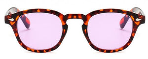 Johnny Depp Style Round Sunglasses Clear Tinted Lens Brand Design Party Show Sun Glasses Oculos De Sol