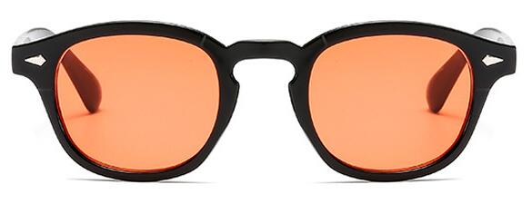 Johnny Depp Style Round Sunglasses Clear Tinted Lens Brand Design Party Show Sun Glasses Oculos De Sol