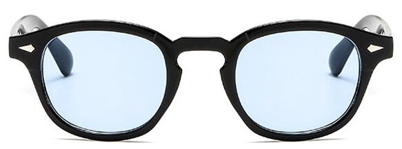 Johnny Depp Style Round Sunglasses Clear Tinted Lens Brand Design Party Show Sun Glasses Oculos De Sol