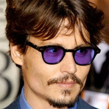 Load image into Gallery viewer, Johnny Depp Style Round Tint Ocean Lens Sunglasses Clear Tinted Lens Brand Design Party Show Sun Glasses Oculos De Sol