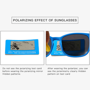 Kids Polarized Sunglasses Boys Girls Square Glasses Gift For Children UV400 Shades