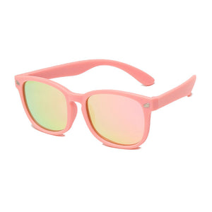 Kids Polarized Sunglasses Boys Girls Square Glasses Gift For Children UV400 Shades