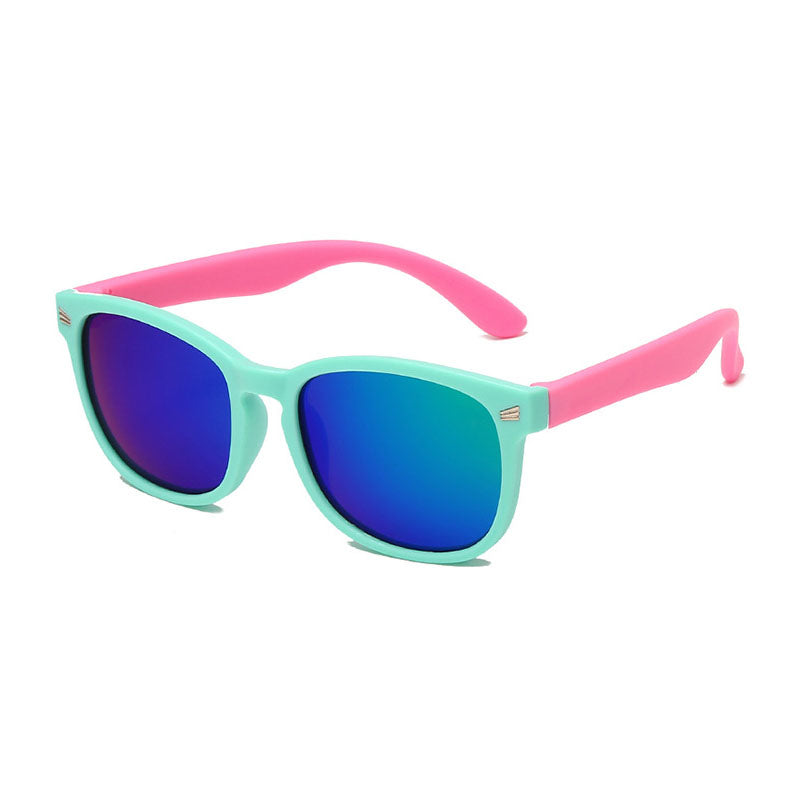 Kids Polarized Sunglasses Boys Girls Square Glasses Gift For Children UV400 Shades