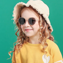 Carica l&#39;immagine nel visualizzatore di Gallery, Occhiali da sole polarizzati per bambini rotondi unisex da equitazione per ragazzi e ragazze Occhiali da sole retrò Cool Outdoor UV400 Eyewear 3054 